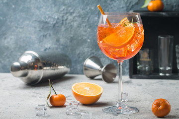 Aperol spritz cocktail