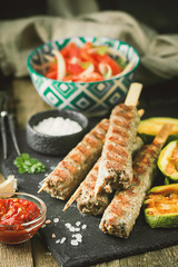 Minced meat kebab