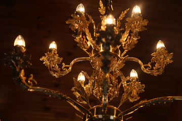 beautiful gold chandelier