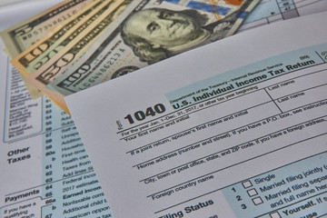 US tax form 1040