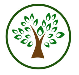 Tree logo abstract design vector