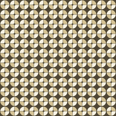 Abstract geometric pattern in retro style.