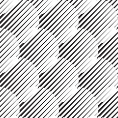 Universal repeating abstract shape in black and white