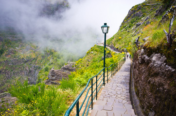 Scenery near Curral das Freiras, Madeira, Portugal - 197092636