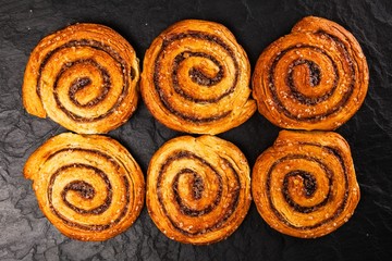 Fototapeta premium Traditional cinnamon rolls