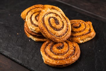 Fototapeta premium Traditional cinnamon rolls