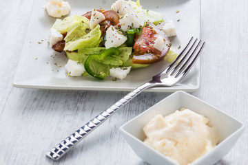 fresh vegetable salad