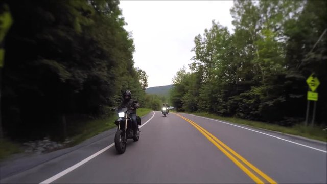 motorcycles climb mountain reverse follow cam gimbal