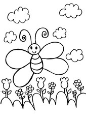 Butterflies play in the Park.