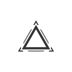 triangle logo vector