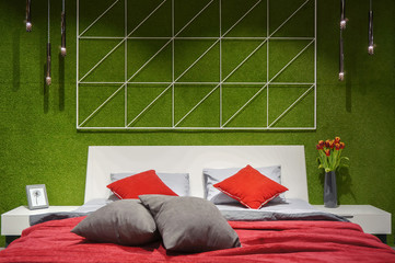Modern bedroom interior