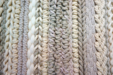 Texture of knitted fabric