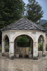 Ablution fountain in Koski Mehmed Pasha mosque, Mostar, Bosnia and Herzegovina