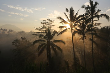 lever de soleil Indon&eacute;sie