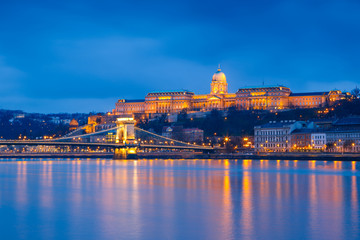 Hungarian landmarks, Budapest at night