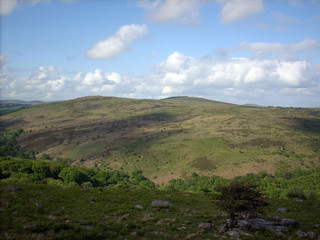 Fototapeta na wymiar Across Dartmoor