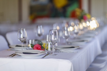 restaurant, interior, dining, table, empty, knife, food, nobody, tablecloth, setting, elegant, luxury