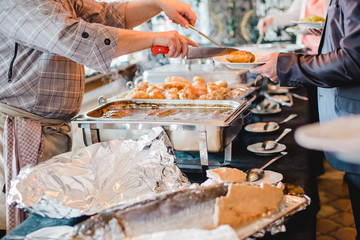 catering restaurant wedding buffet for events