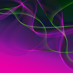 Crazy futuristic square flame wave background with nice curved shapes