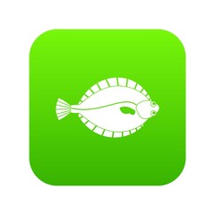 Flounder icon digital green