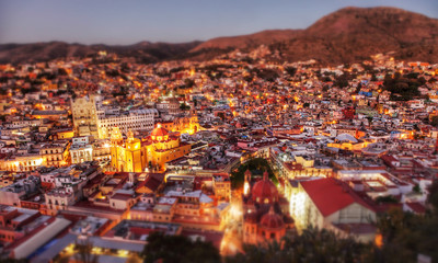 Panorámica de la ciudad de Guanajuato