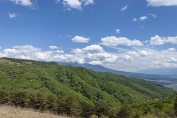 快晴のビーナスライン