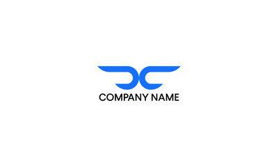 Letter D and C logo design