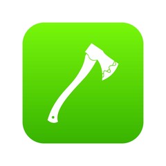 Axe In blood icon digital green