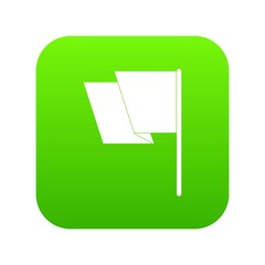Flag icon digital green