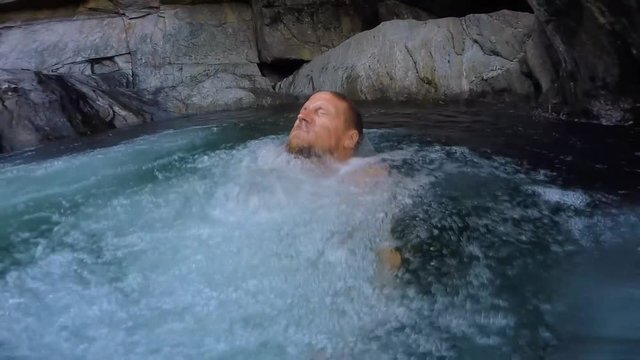 backflip selfie off rock cliff jump gopro