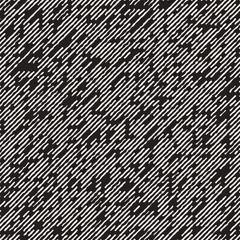 Seamless abstract hand drawn pattern. Vector freehand lines background texture. Ink brush strokes geometric design.