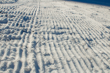 Groomed Snow