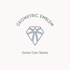 Fototapeta premium Vector geometric symbol