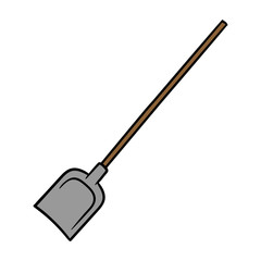Cartoon Shovel Illustration