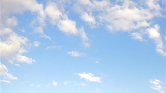 clouds in the sky on a sunny day timelapse