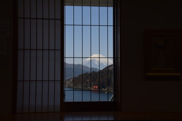Attractions in Japan "ASHINOKO - LAKE" and "Mount Fuji"