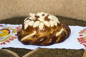 Ukrainian wedding loaf