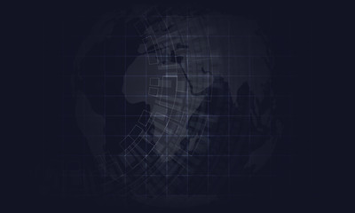 technology design on abstract background.