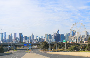 Fototapeta premium Melbourne downtown cityscape Australia