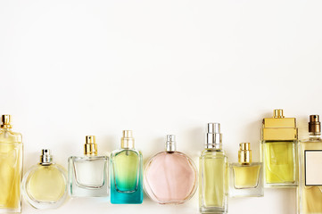 Set of woman perfumes