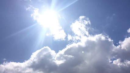 太陽と空　タイムラプス