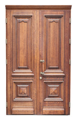 Perfect rectangular oak door in vintage style.