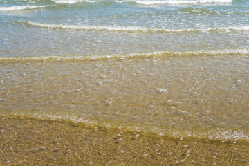 sea sand and blue sky background
