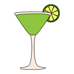 Abstract delicious coctail