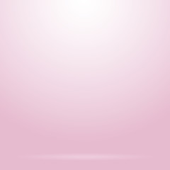 Pink background for studio or display of product. Vector