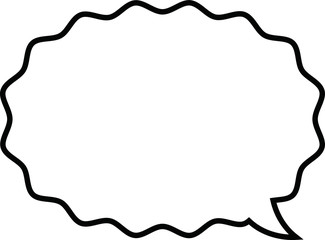 Cartoon's speech balloon8