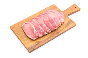 fresh pork raw fillet