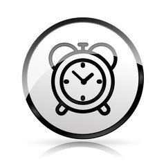 clock icon on white background