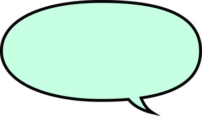 Cartoon's Bright color speech balloon 17