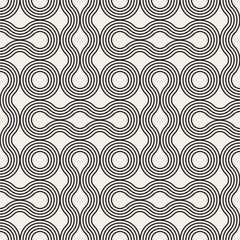 Vector seamless pattern. Modern stylish abstract texture. Repeating geometric tiles